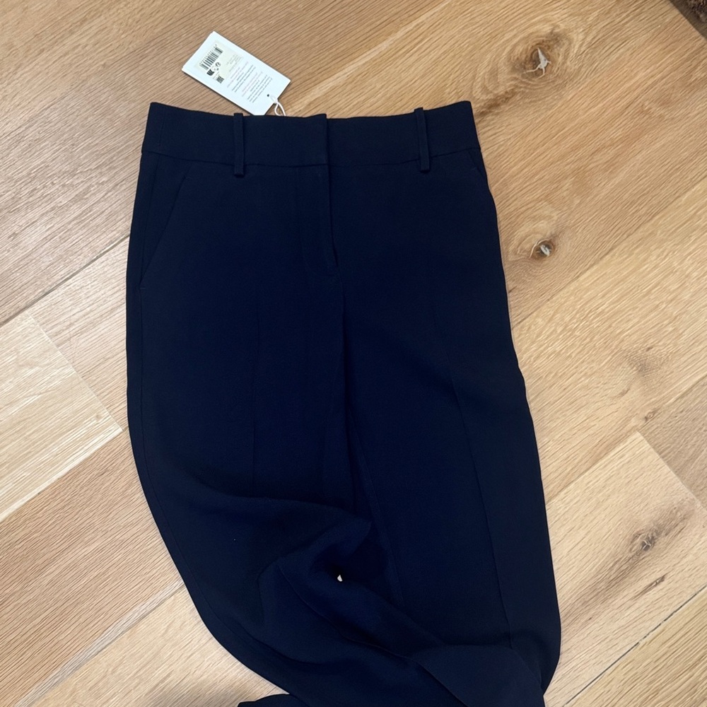 Sezane Navy Trouser